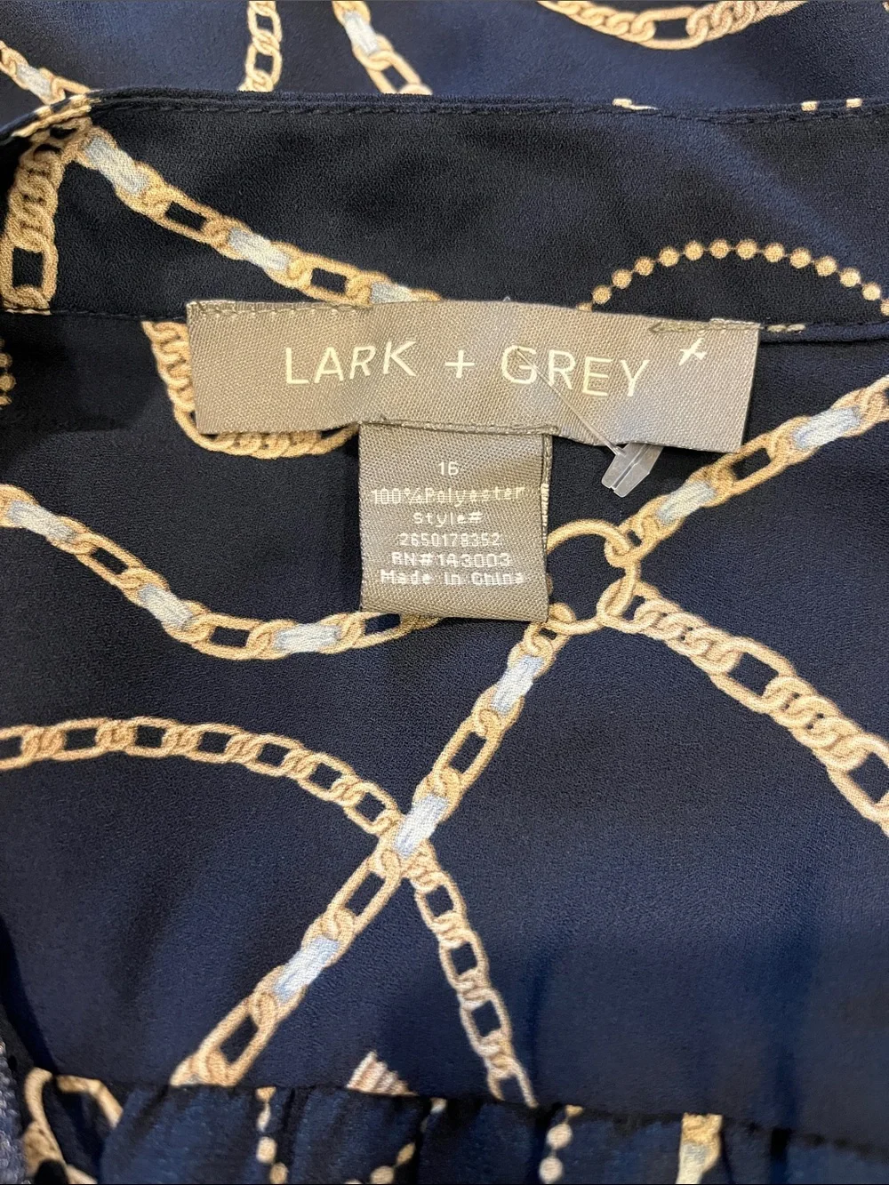 Lark + Grey Navy Maxi Dress